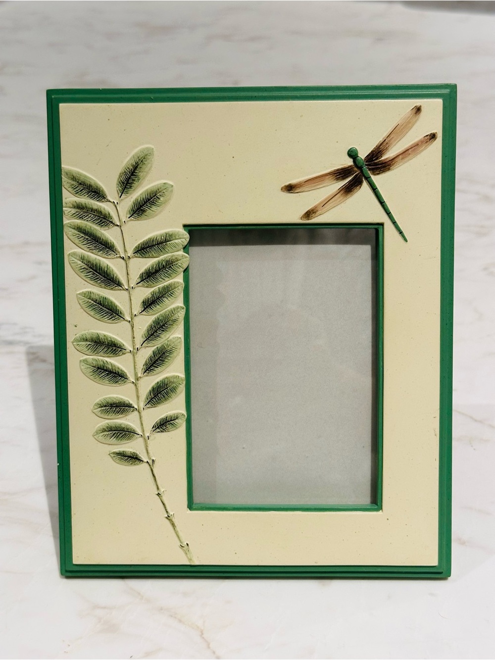 Vintage Pfaltzgraff Naturewood Photo Frame by Burnes of Boston 3 1/2 x 5 Photo